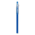 Pilot FriXion ColorSticks Erasable Gel Pen, Clipless Stick, Fine 0.7 mm, Blue Ink, Blue Barrel, Dozen (32466)