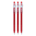 Pilot FriXion ColorSticks Erasable Gel Pen, Clipless Stick, Fine 0.7 mm, Red Ink, Red Barrel, Dozen (32467)