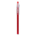 Pilot FriXion ColorSticks Erasable Gel Pen, Clipless Stick, Fine 0.7 mm, Red Ink, Red Barrel, Dozen (32467)