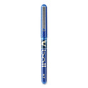 Pilot VBall Liquid Ink Roller Ball Pen, Stick, Fine 0.7 mm, Blue Ink, Blue/Clear Barrel, Dozen (35113)