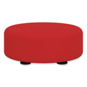 Safco Learn 15" Round Vinyl Floor Seat, 15" dia x 5.75"h, Red (8121RV)