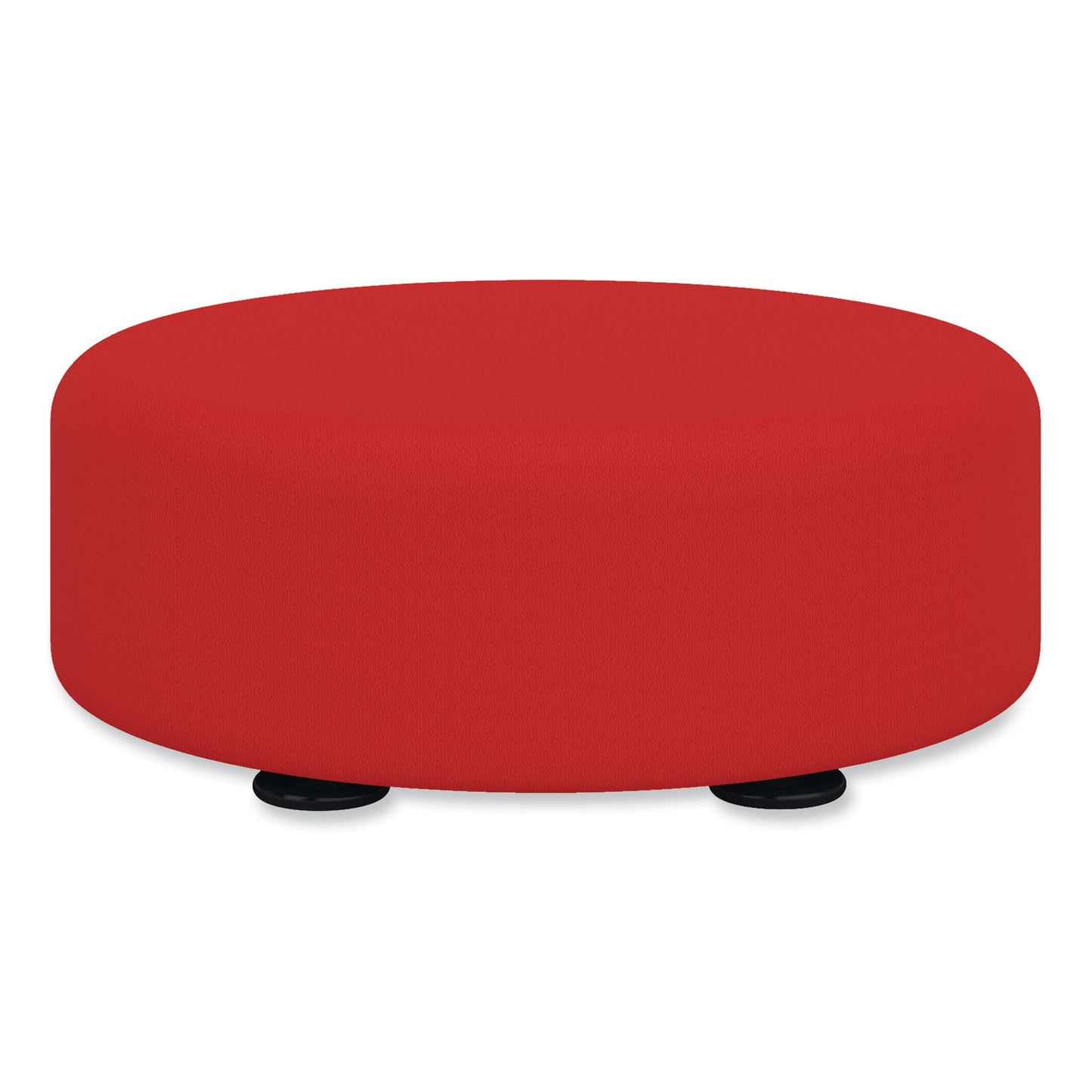 Safco Learn 15" Round Vinyl Floor Seat, 15" dia x 5.75"h, Red (8121RV)