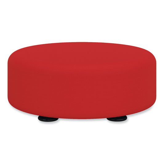 Safco Learn 15" Round Vinyl Floor Seat, 15" dia x 5.75"h, Red (8121RV)