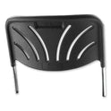 Backrest for NPS 6600 Series Elephant Z-Stools, 16.25 x 4.5 x 19, Plastic/Steel, Black (6600B)