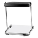 NPS 6600 Series Elephant Z-Stool, Backless, Supports Up to 500lb, 18" Seat Height, Black Seat, Chrome Frame (6618)