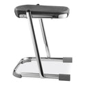 NPS 6600 Series Elephant Z-Stool, Backless, Supports Up to 500lb, 18" Seat Height, Black Seat, Chrome Frame (6618)