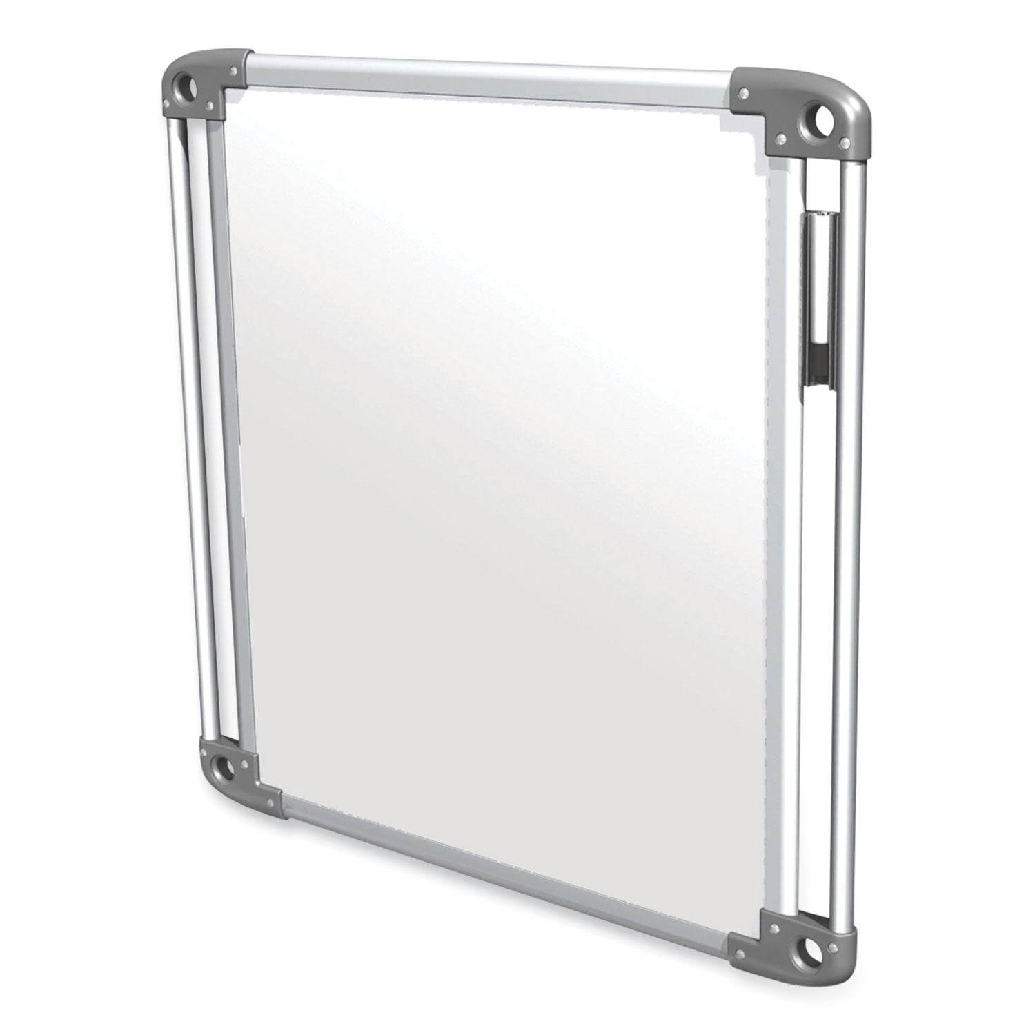 Ghent Nexus Double-Sided Portable Whiteboard Tablet, 27.88x27.88, White Surface, Satin Aluminum Frame (NEX101TM)