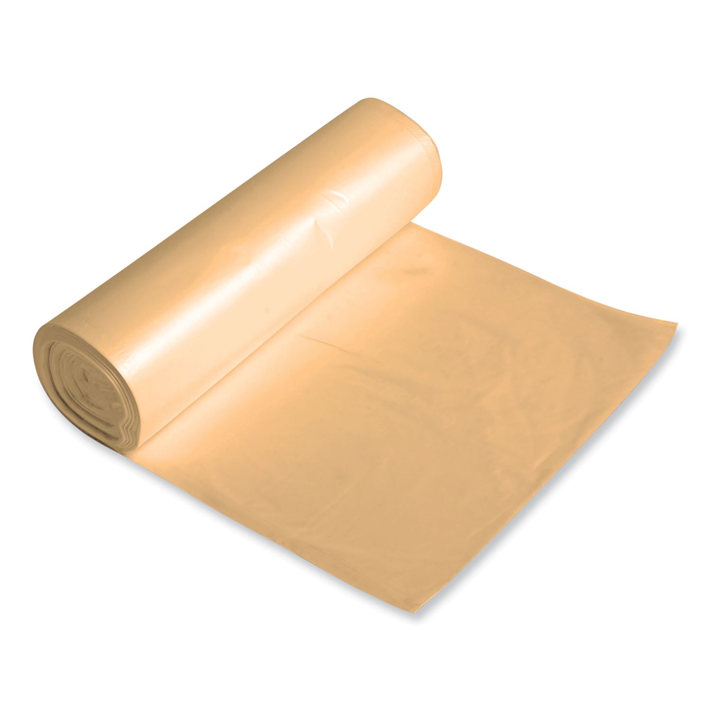 Pitt Plastics Can Liner, 16 gal, 0.35 mil, 32" x 24", Buff, Perforated Roll, 500/Carton (P3310XB)