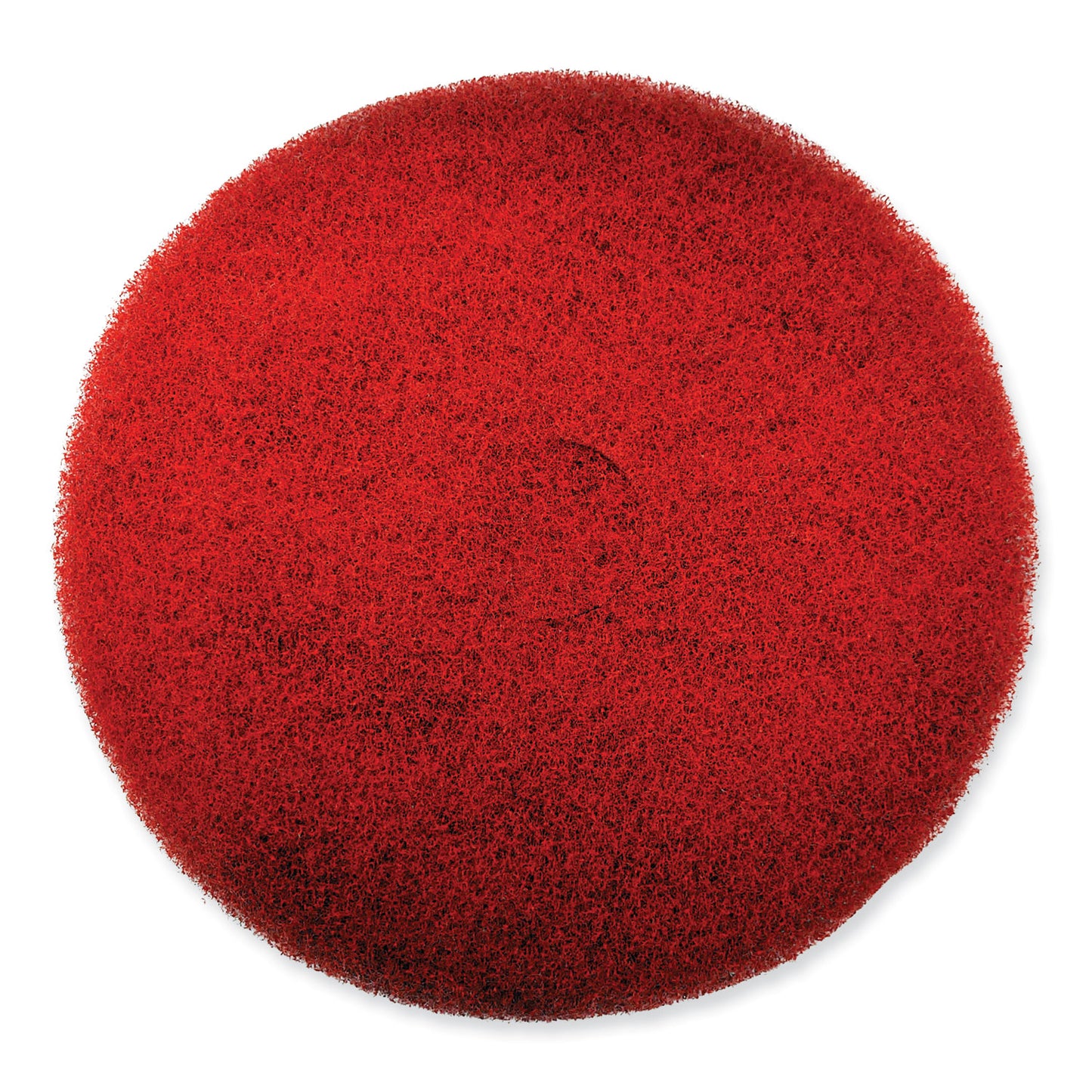 SC Johnson Professional EZ CARE Heavy Duty Scrub Pad, 13" Diameter, Red/Gray, 5/Carton (311174)