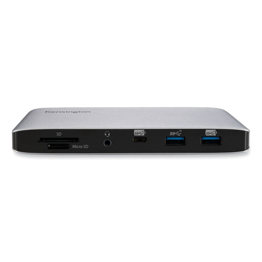 Kensington SD2480T Thunderbolt 3 Dual 4K Docking Station, Silver/Black (K38410NA)