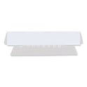 Universal Hanging File Folder Plastic Index Tabs, 1/3-Cut, Clear, 3.7" Wide, 50/Pack (43314)