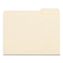 Universal Top Tab File Folders, 1/3-Cut Tabs: Right Position, Letter Size, 0.75" Expansion, Manila, 100/Box (12123)