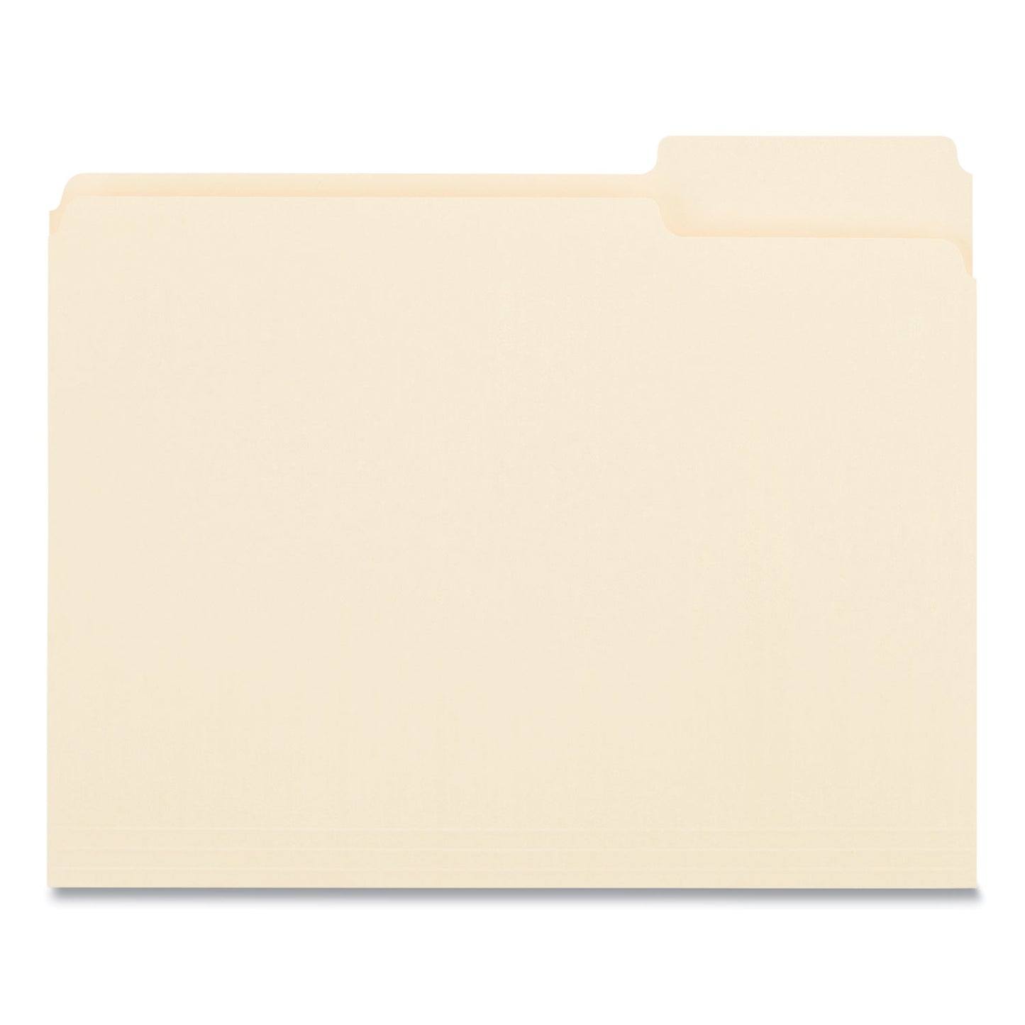 Universal Top Tab File Folders, 1/3-Cut Tabs: Right Position, Letter Size, 0.75" Expansion, Manila, 100/Box (12123)