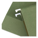 Universal Box Bottom Hanging File Folders, 3" Capacity, Letter Size, 1/5-Cut Tabs, Standard Green, 25/Box (14143)