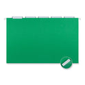 Universal Deluxe Bright Color Hanging File Folders, Legal Size, 1/5-Cut Tabs, Bright Green, 25/Box (14217)