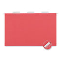 Universal Deluxe Bright Color Hanging File Folders, Legal Size, 1/5-Cut Tabs, Red, 25/Box (14218)