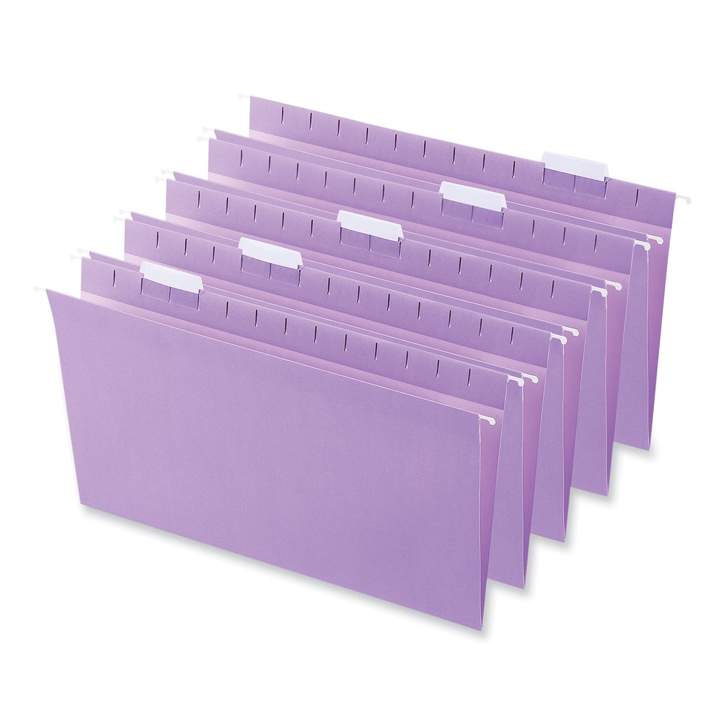 Universal Deluxe Bright Color Hanging File Folders, Legal Size, 1/5-Cut Tabs, Violet, 25/Box (14220)