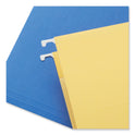 Universal Deluxe Bright Color Hanging File Folders, Legal Size, 1/5-Cut Tabs, Assorted Colors, 25/Box (14221)