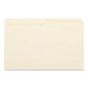 Universal Top Tab File Folders, 1/2-Cut Tabs: Assorted, Legal Size, 0.75" Expansion, Manila, 100/Box (15112)