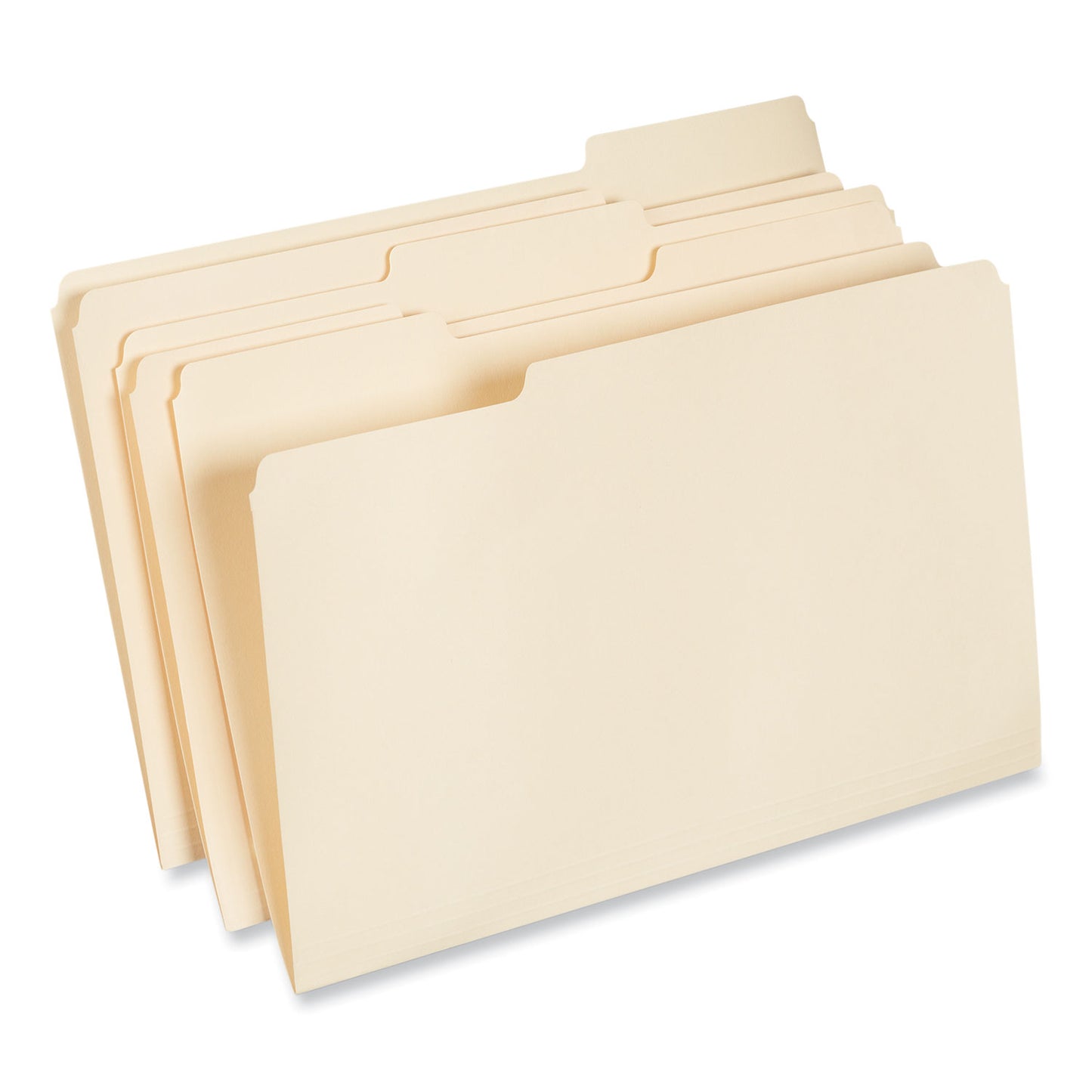 Universal Top Tab File Folders, 1/3-Cut Tabs: Assorted, Legal Size, 0.75" Expansion, Manila, 100/Box (15113)