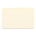 Universal Top Tab File Folders, 1/5-Cut Tabs: Assorted, Legal Size, 0.75" Expansion, Manila, 100/Box (15115)