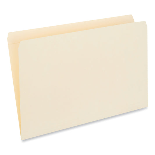 Universal Double-Ply Top Tab Manila File Folders, Straight Tabs, Legal Size, 0.75" Expansion, Manila, 100/Box (16120)