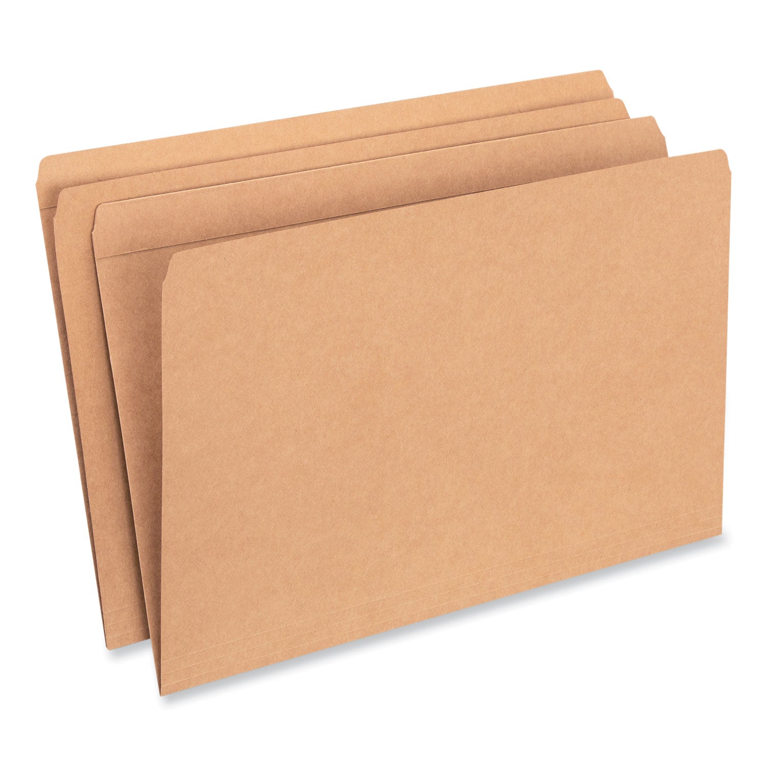 Universal Reinforced Kraft Top Tab File Folders, Straight Tabs, Legal Size, 0.75" Expansion, Brown, 100/Box (16140)