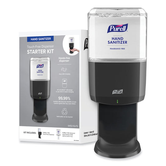 PURELL Advanced Hand Sanitizer Foam ES6 Starter Kit, Graphite (64531GFS)