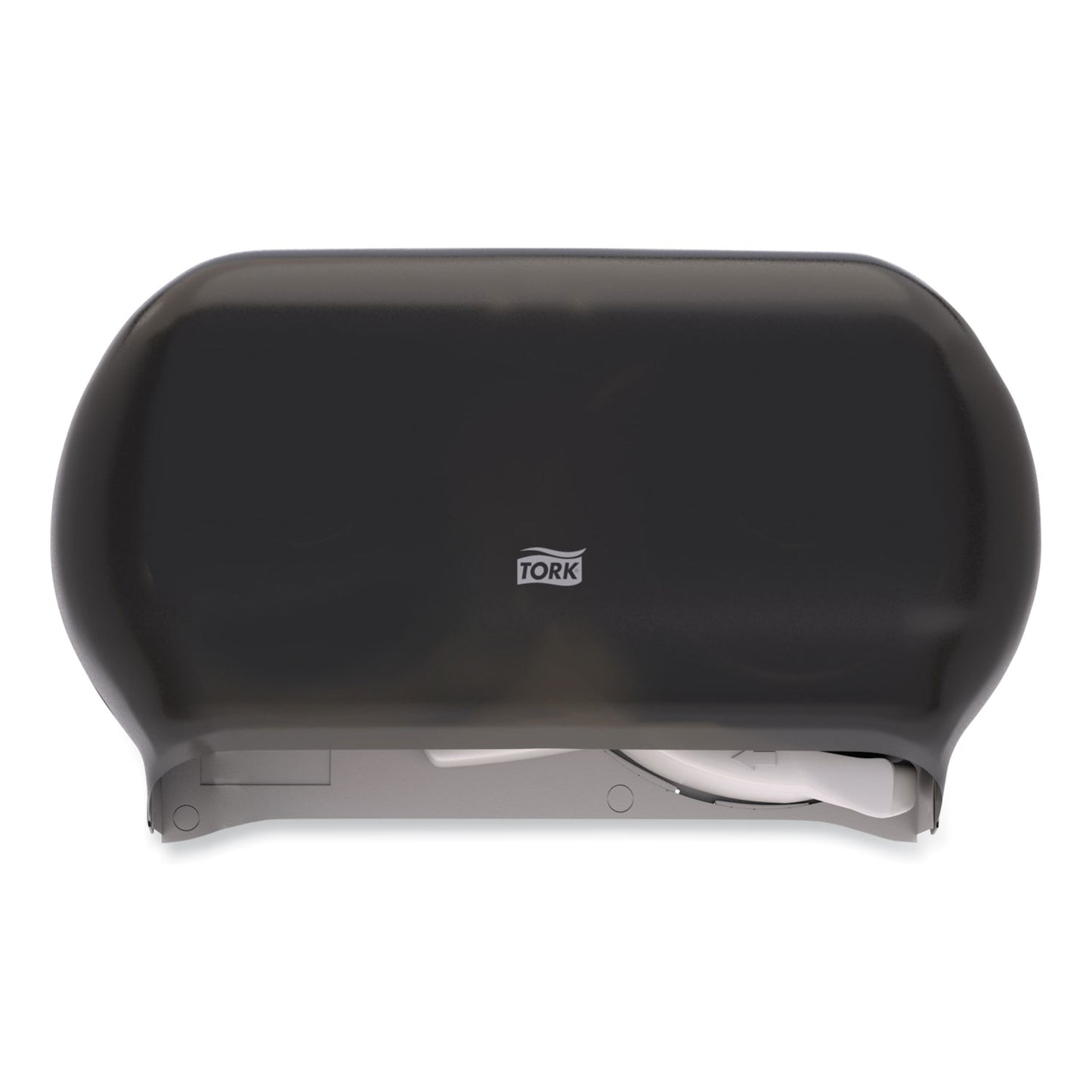 Tork Twin Standard Roll Bath Tissue Dispenser, 12.75 x 5.57 x 8.25, Smoke (59TR)