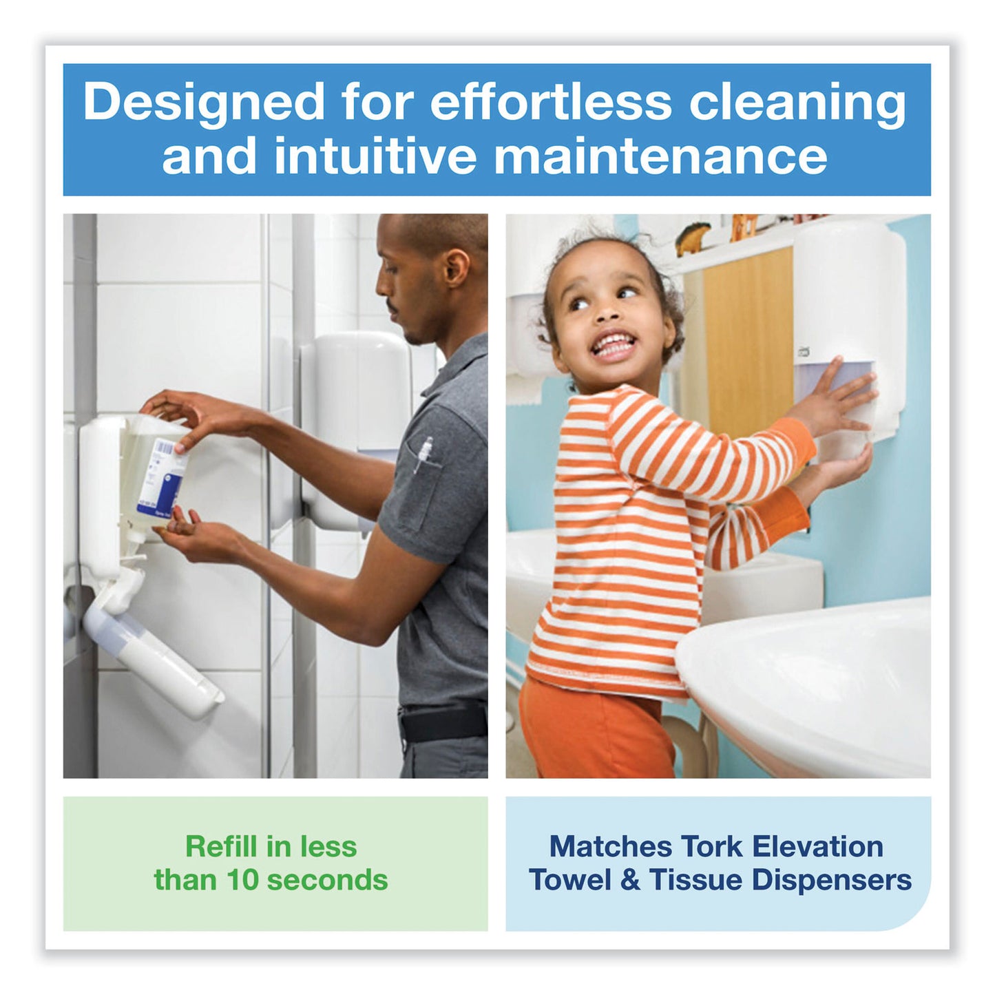 Tork Elevation Liquid Skincare Dispenser, 1 L Bottle