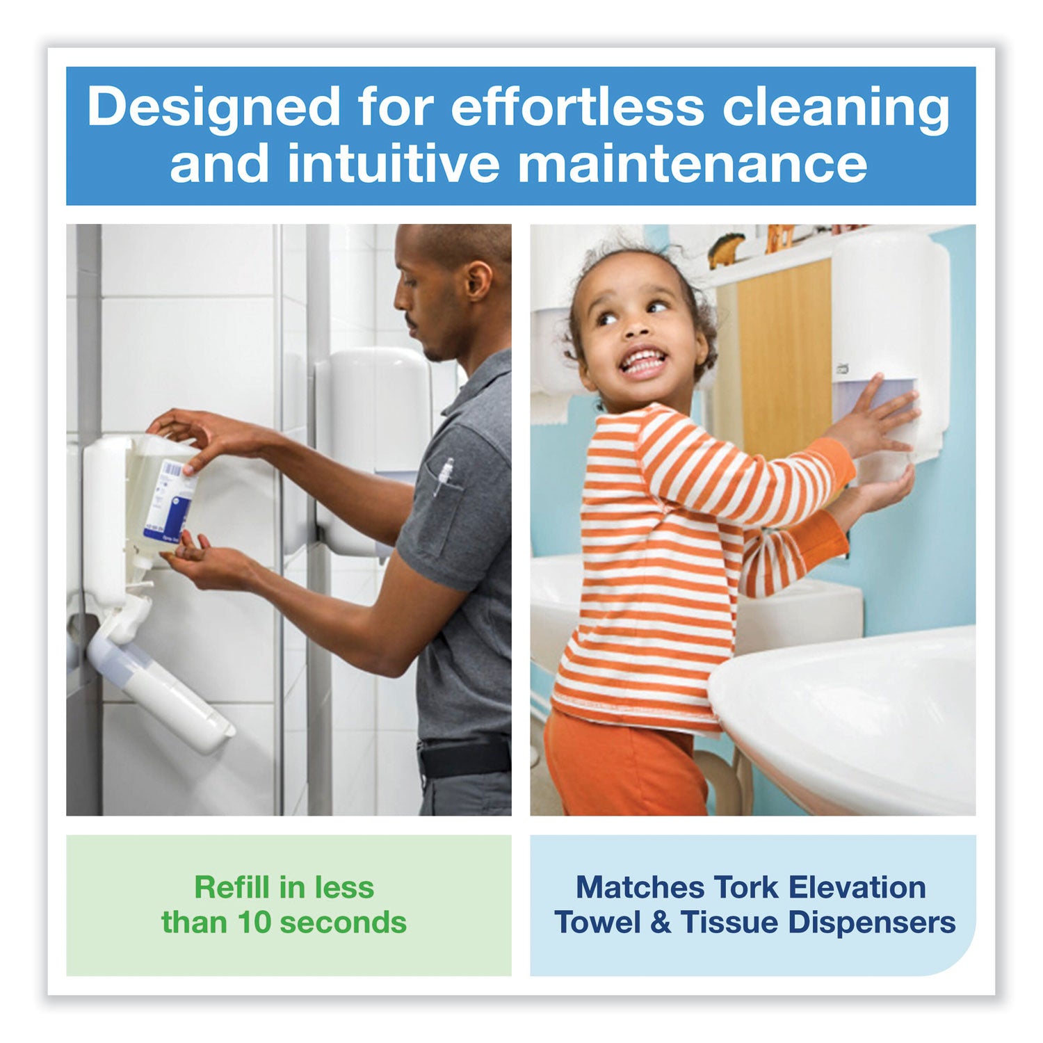 Tork Elevation Liquid Skincare Dispenser, 1 L Bottle