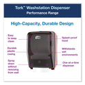 Tork Washstation Dispenser, 12.56 x 10.57 x 18.09, Red/Smoke (651228)