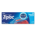 Ziploc Zipper Freezer Bags, 1 gal, 9.6" x 12.1", Clear, 28 Bags/Box, 9 Boxes/Carton (314445)