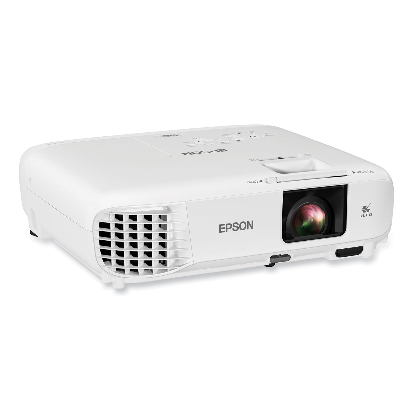 Epson PowerLite 118 3LCD XGA Classroom Projector, 3,800 lm, 1024 x 768 Pixels, 1.2x Zoom (V11HA03020)