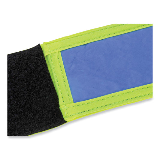 ergodyne Chill-Its 6705CT Cooling PVA Hook and Loop Bandana Headband, One Size Fits Most, Lime (12576)