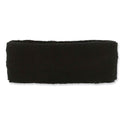 ergodyne Chill-Its 6550 Head Terry Cloth Sweatband, Cotton Terry, One Size Fits Most, Black (12452)