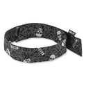 ergodyne Chill-Its 6705 Cooling Embedded Polymers Hook and Loop Bandana Headbnd, One Size Fit Most, Skulls (12349)