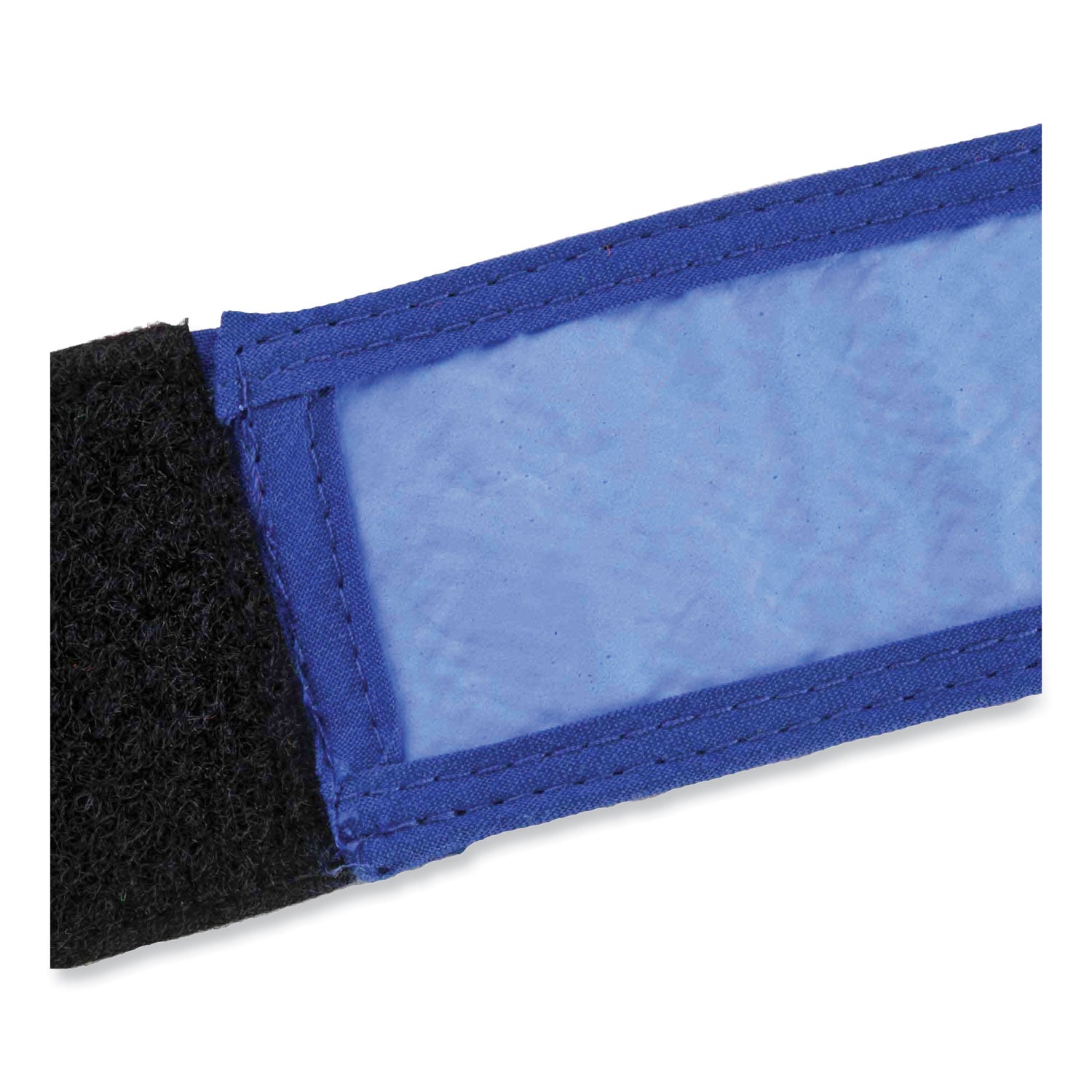 ergodyne Chill-Its 6705CT Cooling PVA Hook and Loop Bandana Headband, One Size Fits Most, Solid Blue (12577)