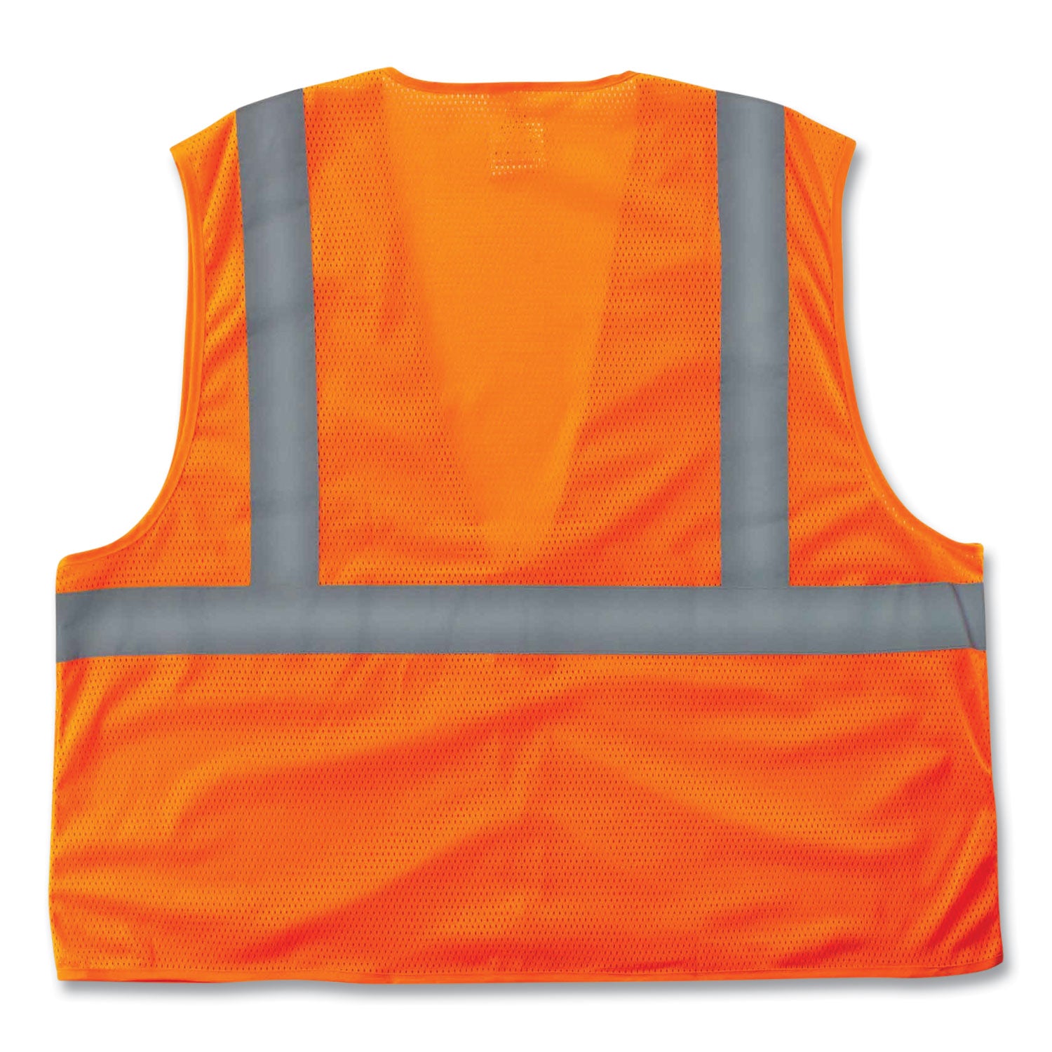 ergodyne GloWear 8205Z Class 2 Super Economy Mesh Vest, Polyester, Orange, 2X-Large/3X-Large (20987)