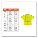 ergodyne GloWear 8289 Class 2 Hi-Vis T-Shirt, Polyester, Lime, X-Small (21501)