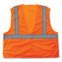 ergodyne GloWear 8205Z Class 2 Super Economy Mesh Vest, Polyester, Orange, Large/X-Large (20985)