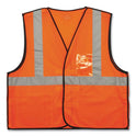 ergodyne GloWear 8216BA Class 2 Breakaway Mesh ID Holder Vest, Polyester, 4X-Large/5X-Large, Orange (21089)