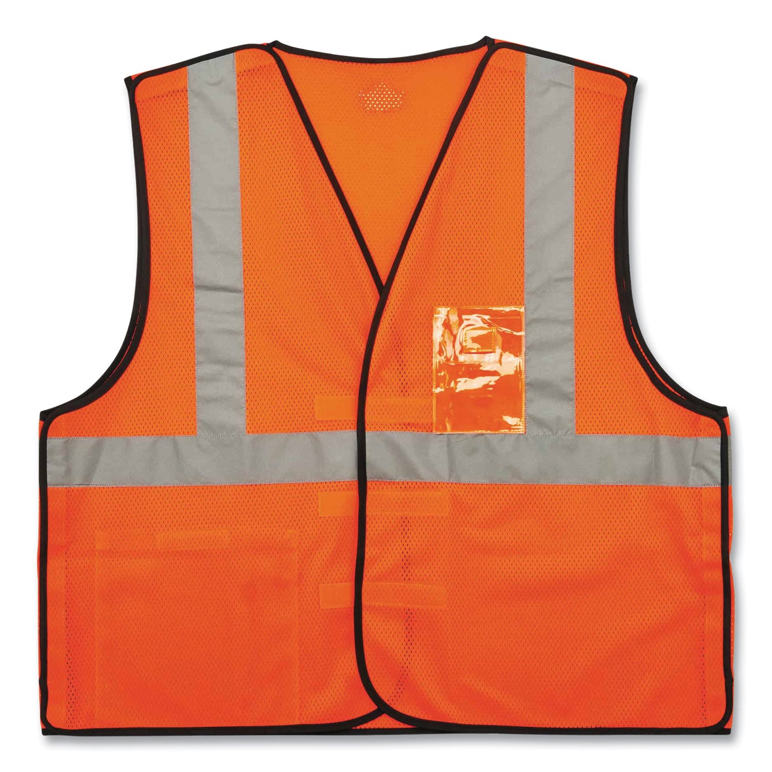 ergodyne GloWear 8216BA Class 2 Breakaway Mesh ID Holder Vest, Polyester, 4X-Large/5X-Large, Orange (21089)