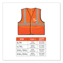 ergodyne GloWear 8216BA Class 2 Breakaway Mesh ID Holder Vest, Polyester, Small/Medium, Orange (21083)