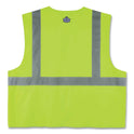 ergodyne GloWear 8225HL Class 2 Standard Solid Hook and Loop Vest, Polyester, Lime, 2X-Large/3X-Large (21187)