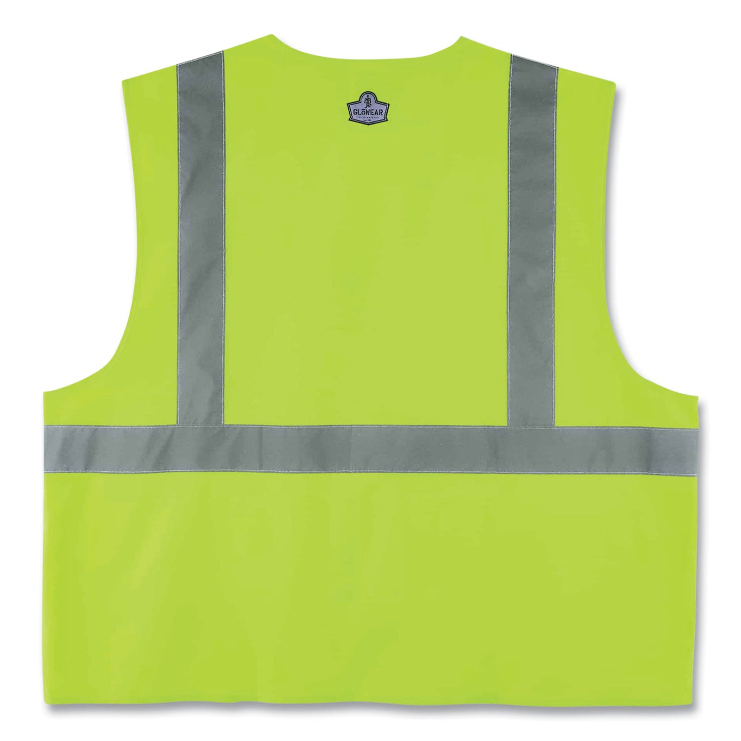 ergodyne GloWear 8225HL Class 2 Standard Solid Hook and Loop Vest, Polyester, Lime, 2X-Large/3X-Large (21187)