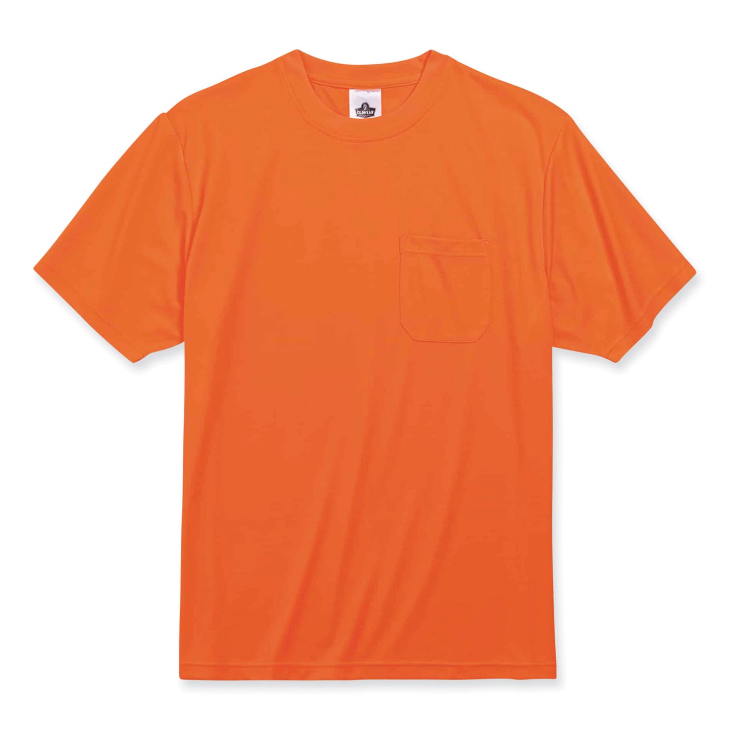 ergodyne GloWear 8089 Non-Certified Hi-Vis T-Shirt, Polyester, 5X-Large, Orange (21569)