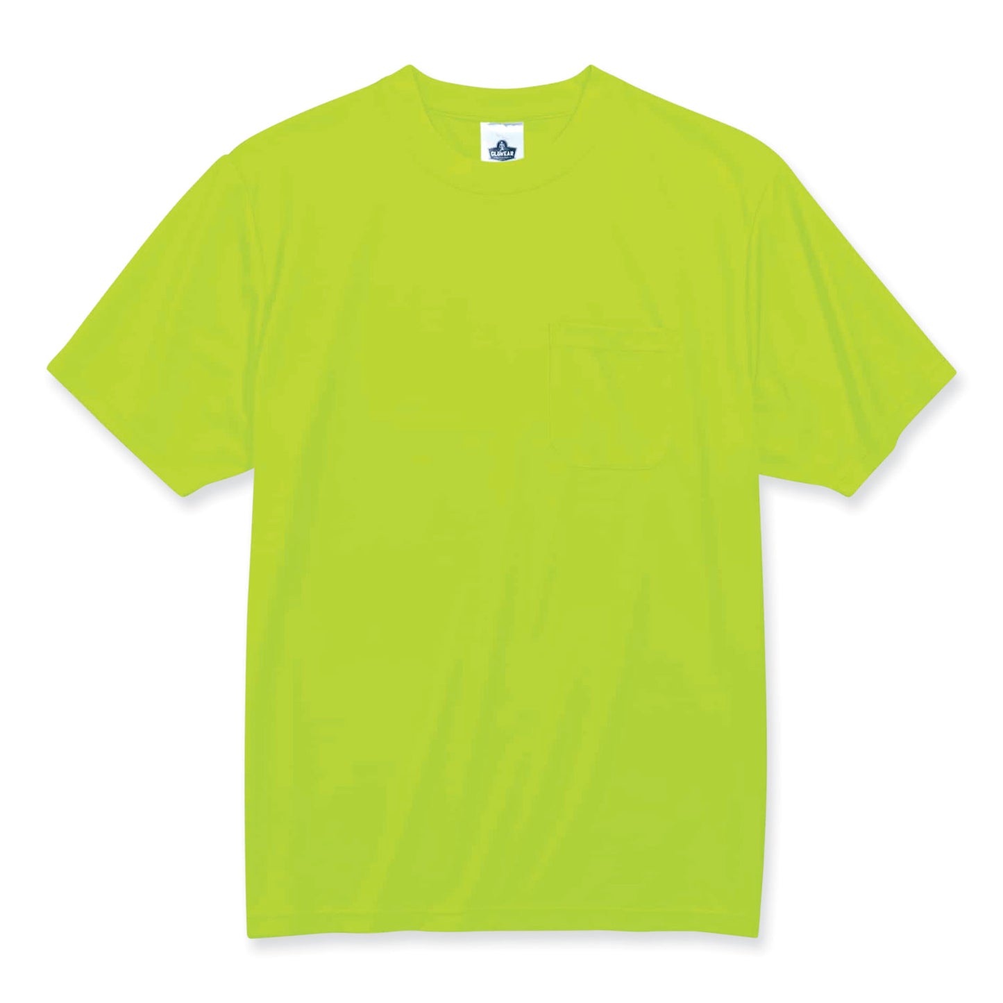 ergodyne GloWear 8089 Non-Certified Hi-Vis T-Shirt, Polyester, 4X-Large, Lime (21558)