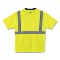 ergodyne GloWear 8289BK Class 2 Hi-Vis T-Shirt with Black Bottom, 2X-Large, Lime (22506)