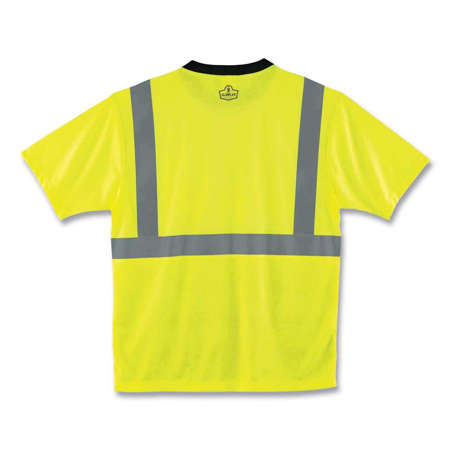 ergodyne GloWear 8289BK Class 2 Hi-Vis T-Shirt with Black Bottom, 2X-Large, Lime (22506)